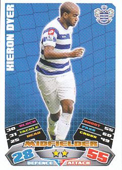 Kieron Dyer Queens Park Rangers 2011/12 Topps Match Attax #228